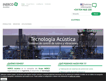 Tablet Screenshot of inercoacustica.com